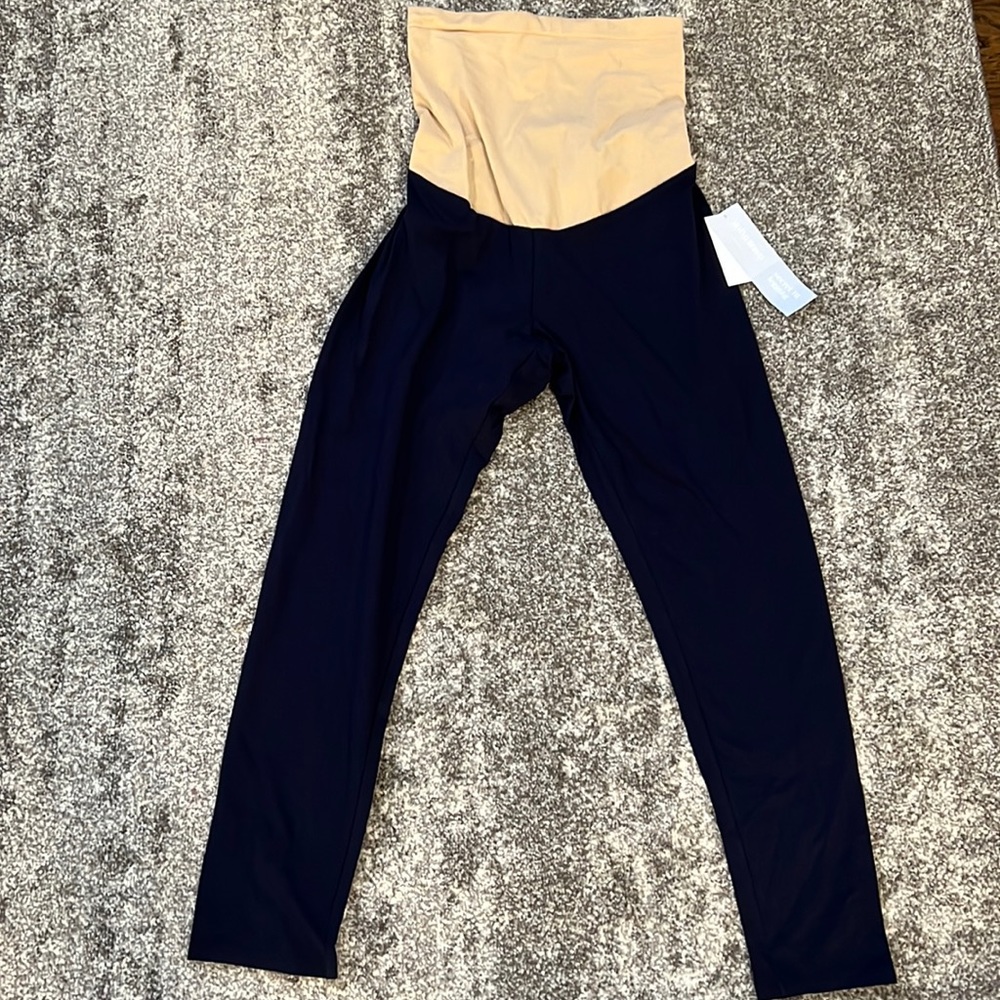 Navy Blue Maternity Leggings- Small - New with Tags